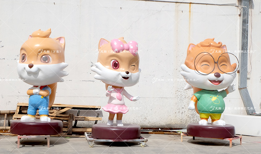 卡通雕塑為什么和真是的動物區(qū)別這么大呢？