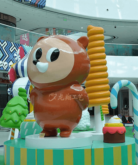 玻璃鋼雕塑后期的色彩問題如何處理？